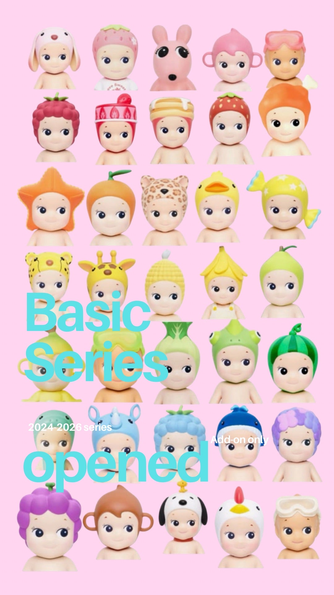 Basic Series Opened Sonny Angel ( ADD-ON )
