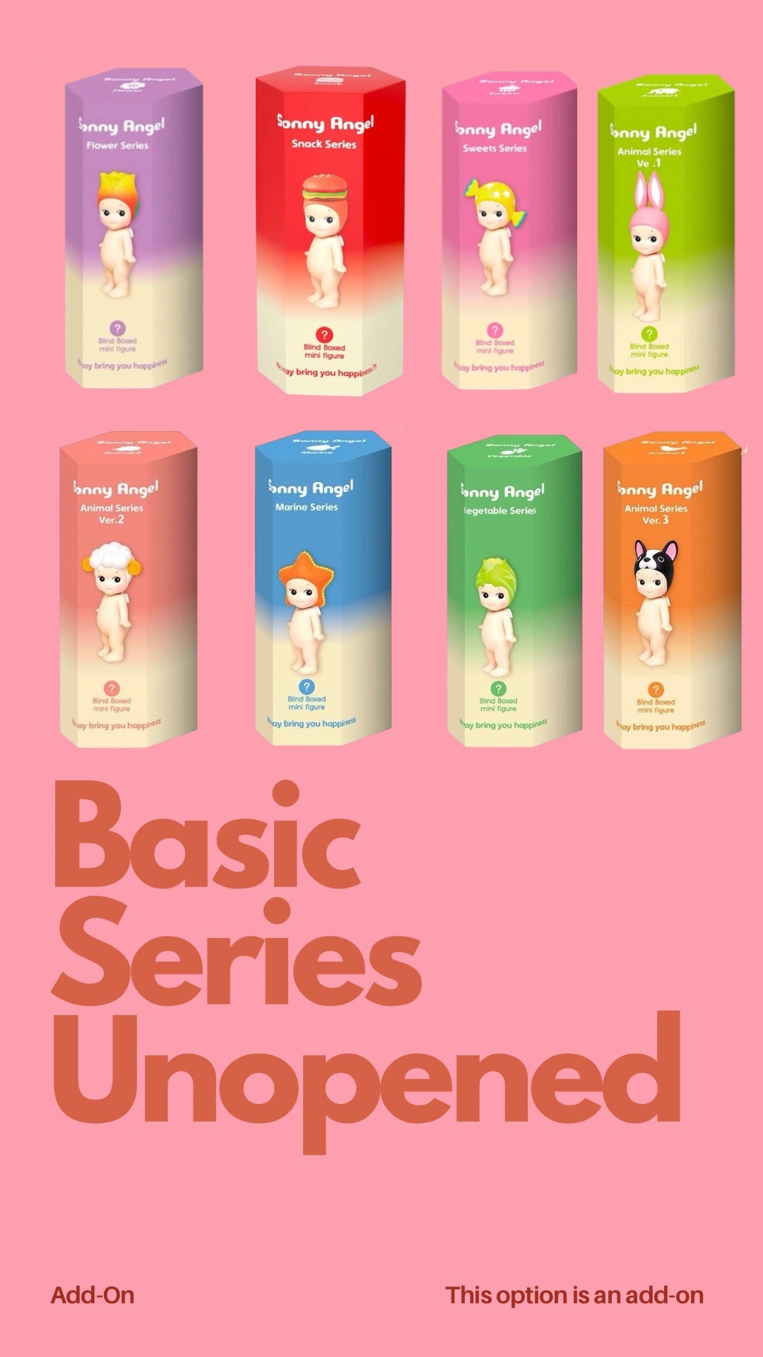 Basic Series Unopened Sonny Angel ( ADD-ON )